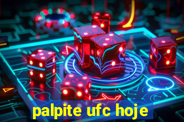 palpite ufc hoje